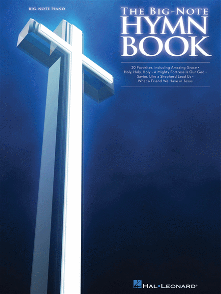 The Big-Note Hymn Book Easy Piano scores gallery preview page 1
