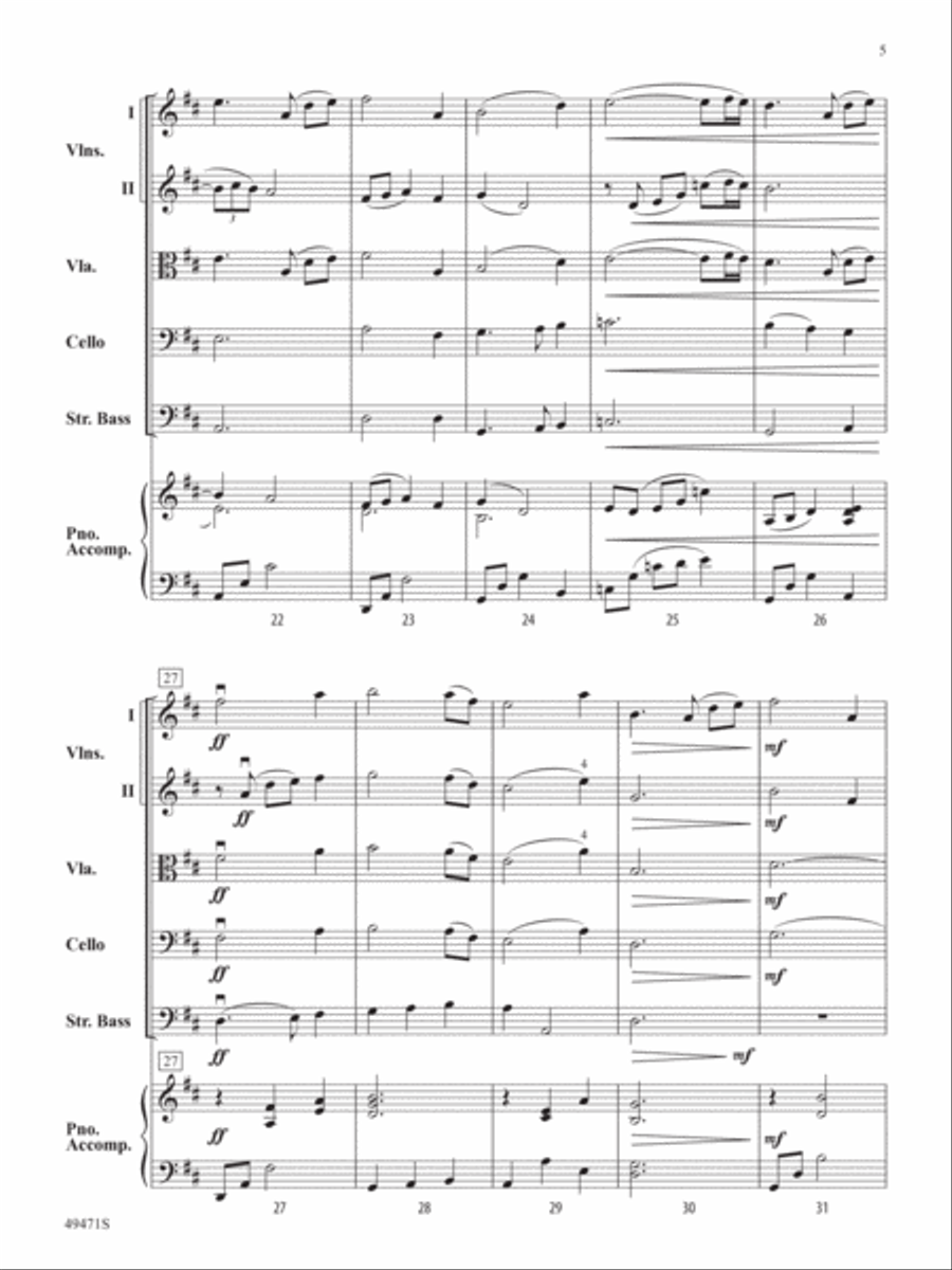 Ruby Mountain Serenade String Orchestra scores gallery preview page 6