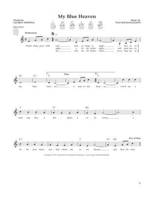 My Blue Heaven (from The Daily Ukulele) (arr. Liz and Jim Beloff)