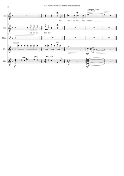 ATON part 13-Denken und Bedenken - 2 tenor voices, 1 bass voice, flute, classical guitar image number null
