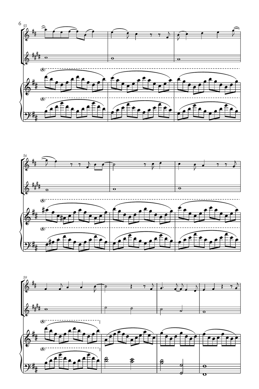Mary, Did You Know? Woodwind Duet scores gallery preview page 6