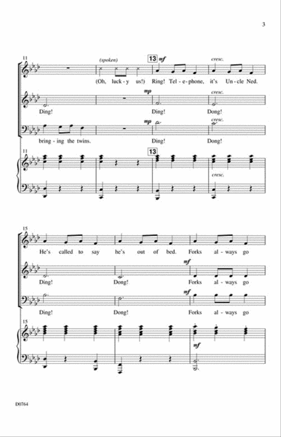 The Dinner Bell Carol The Dinner Bell Carol SA scores gallery preview page 3