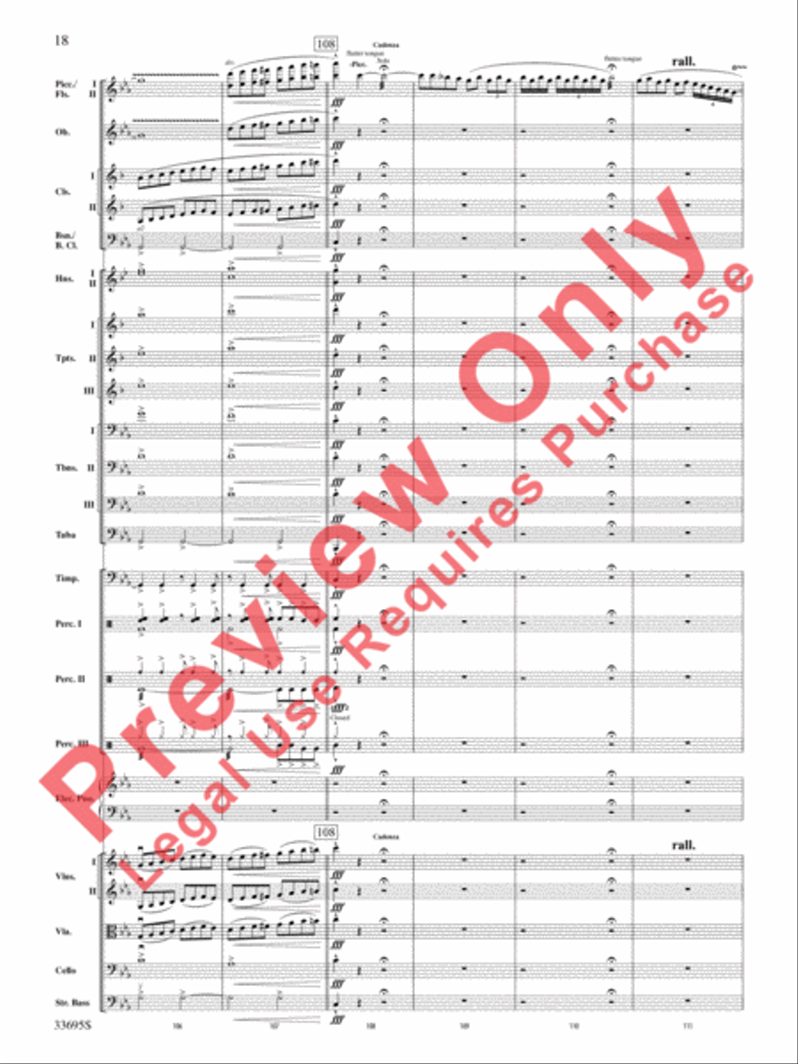 Danzas Cubanas Danzas Cubanas Full Orchestra scores gallery preview page 19