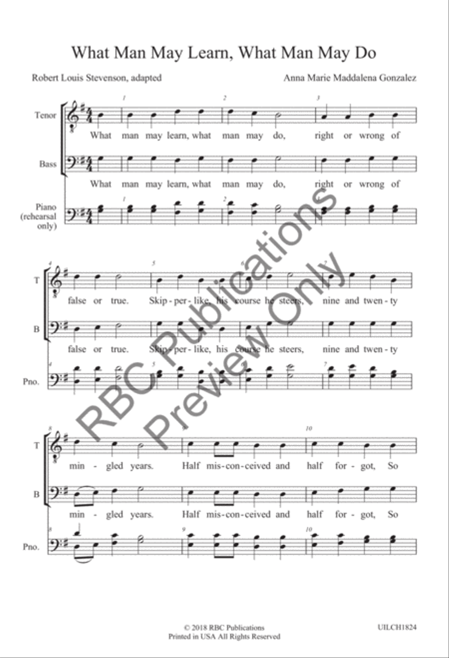 <br>Sheet music extract