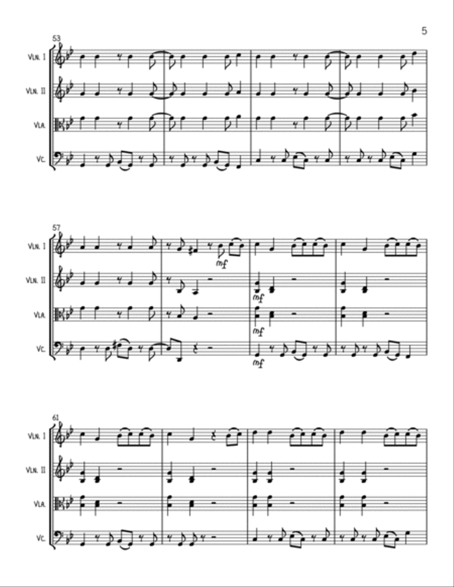 Bad Guy String Trio scores gallery preview page 5
