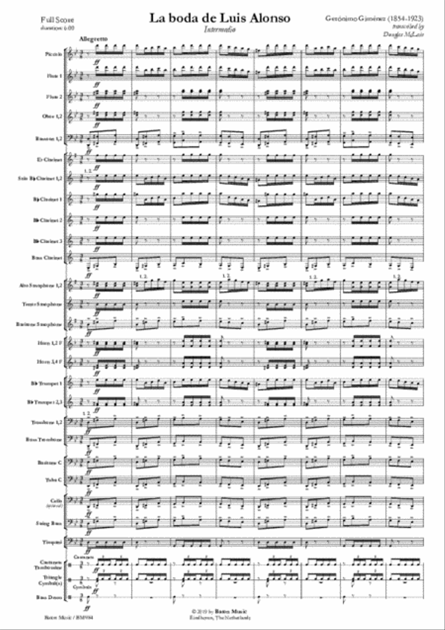La boda de Luis Alonso La boda de Luis Alonso Concert Band scores gallery preview page 2