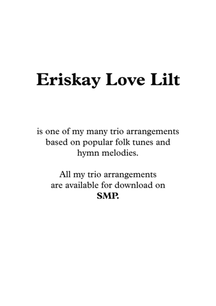 Eriskay Love Lilt, for Flute Trio image number null