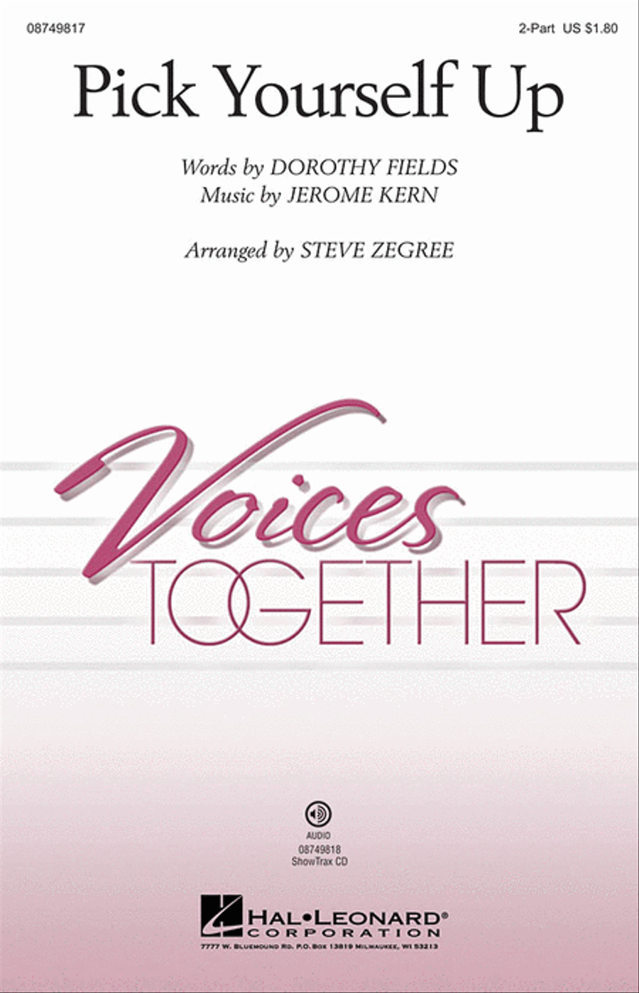 Pick Yourself Up Choir scores gallery preview page 1