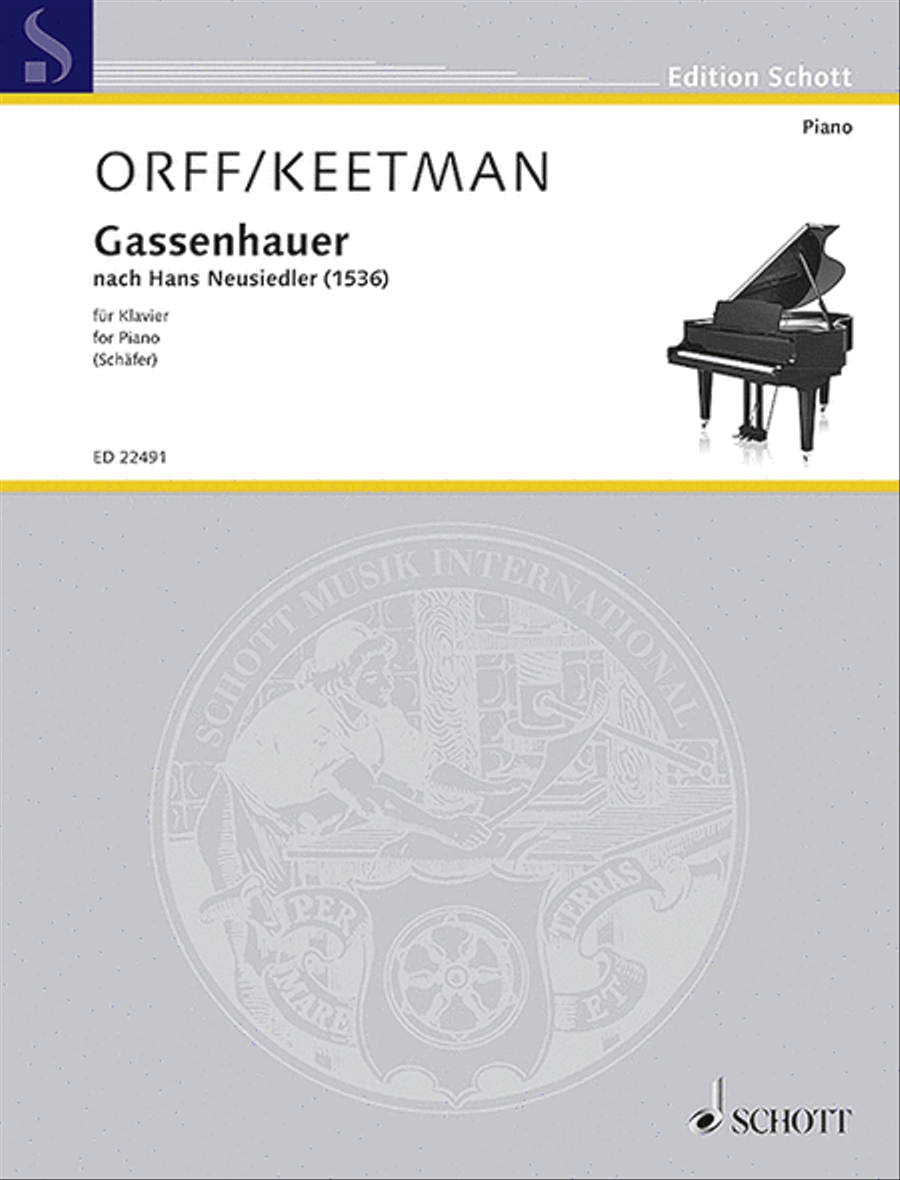 Gassenhauer Piano Solo scores gallery preview page 1