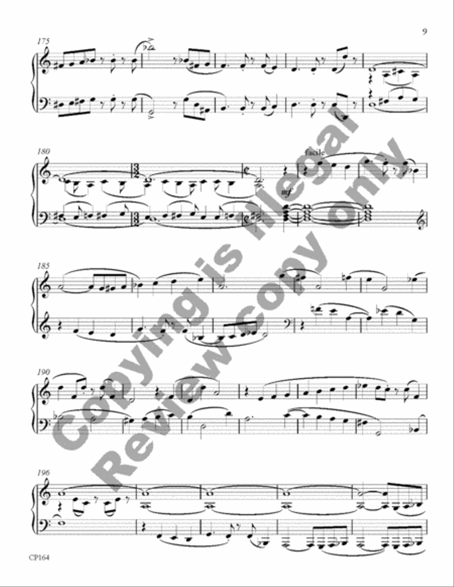Rondeau Rondeau Piano Solo scores gallery preview page 9