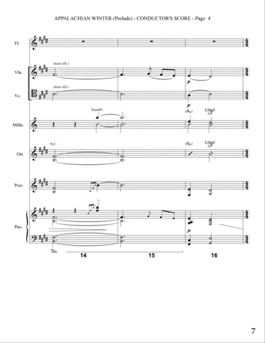 Appalachian Winter (A Cantata For Christmas) - Score Choir scores gallery preview page 5