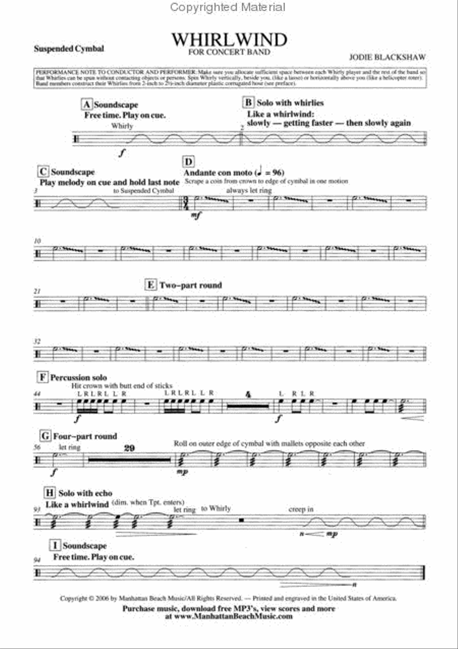 Whirlwind Concert Band scores gallery preview page 5