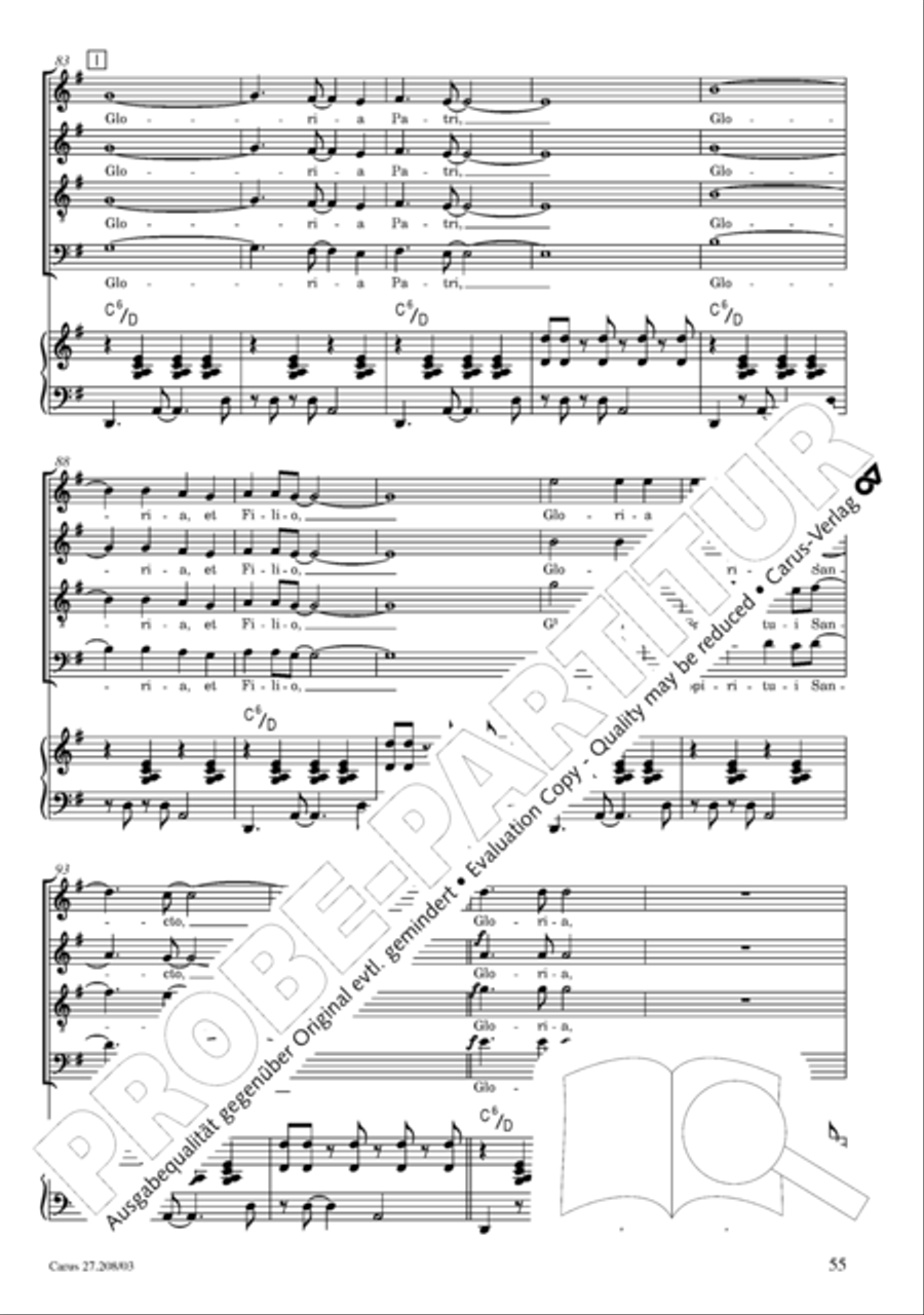 Magnificat 4-Part scores gallery preview page 56