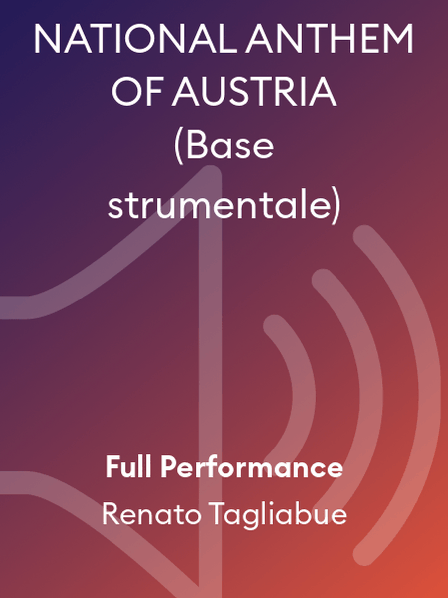 NATIONAL ANTHEM OF AUSTRIA (Base strumentale)