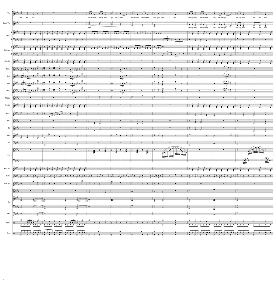 Teddy Bear DX Large Ensemble scores gallery preview page 2