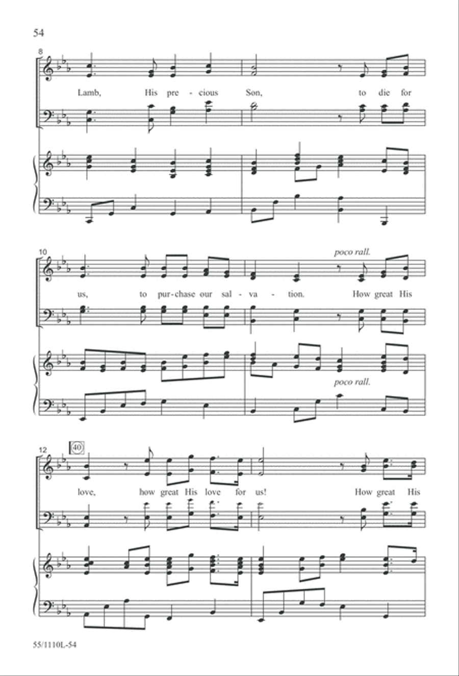 The Living Last Supper 4-Part scores gallery preview page 55