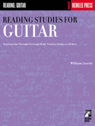 Book cover for Reading Studies for Guitar
