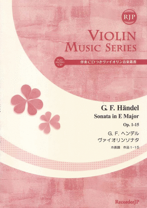 Sonata in E Major Op. 1-15