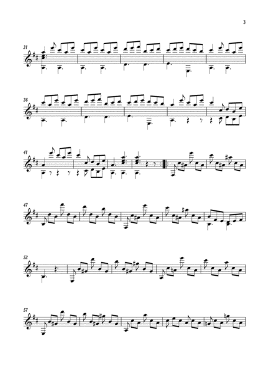 Sei Sonate Acoustic Guitar scores gallery preview page 3