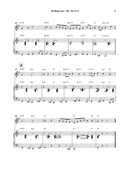 Half Walking - easy version arranged for clarinet and piano image number null
