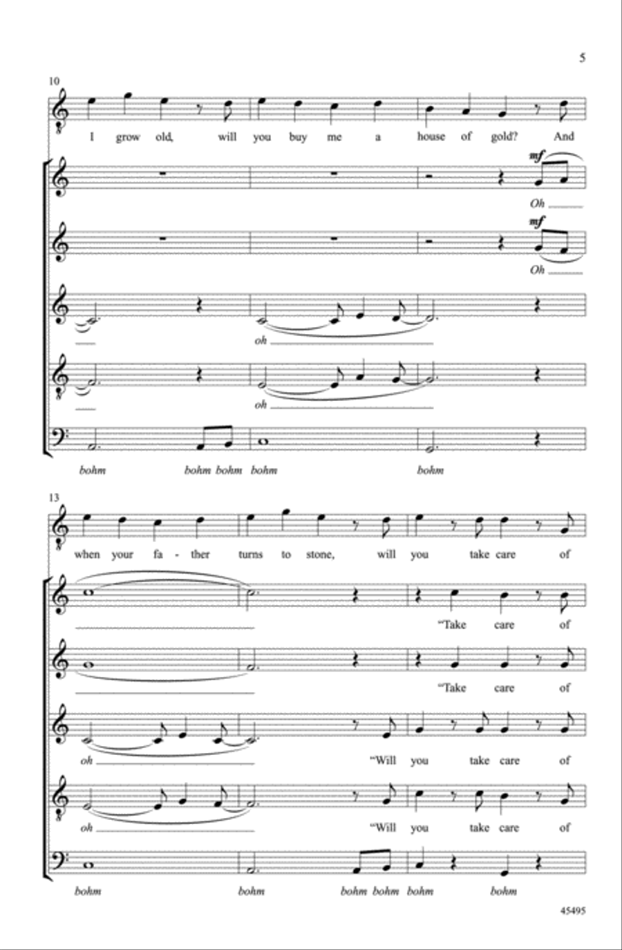 House of Gold House of Gold A Cappella scores gallery preview page 3