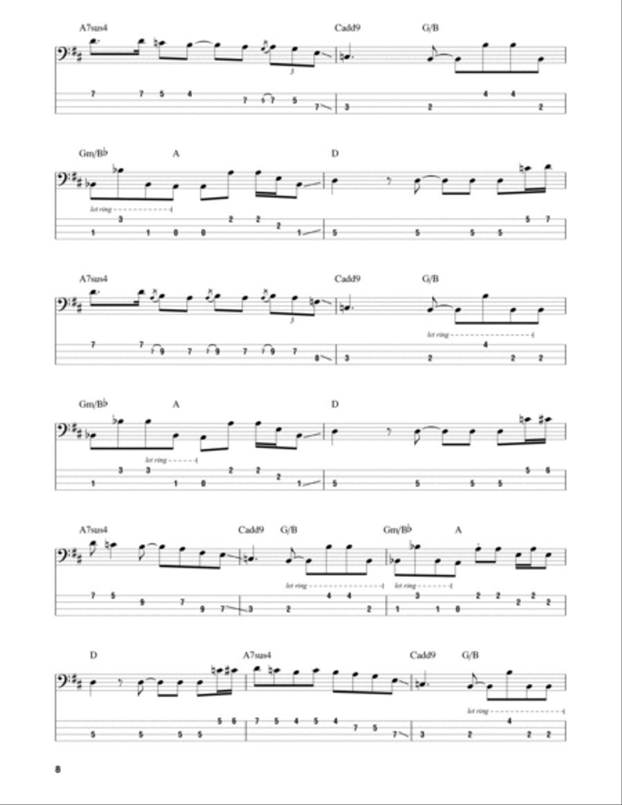 Fly By Night Guitar Tablature scores gallery preview page 5