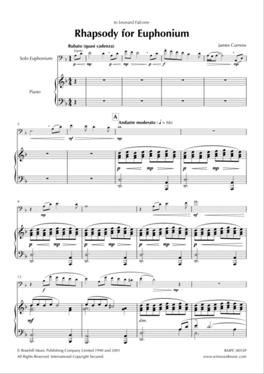 Rhapsody for Euphonium