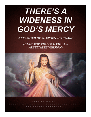 Book cover for There's A Wideness In God's Mercy (Duet for Violin and Viola - Alternate Version)