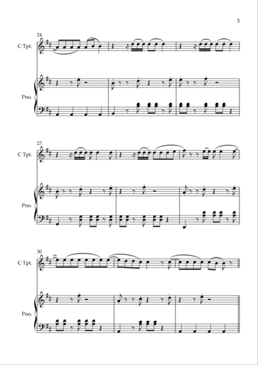 Shivers C Trumpet scores gallery preview page 3