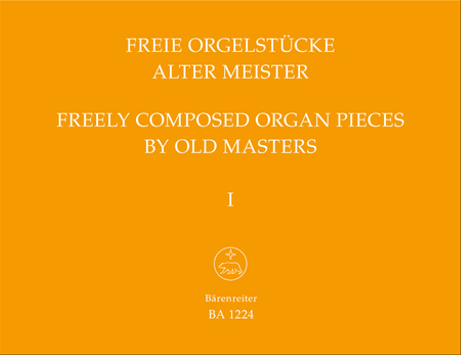 Freie Orgelstuecke alter Meister, Band 1 Organ scores gallery preview page 1