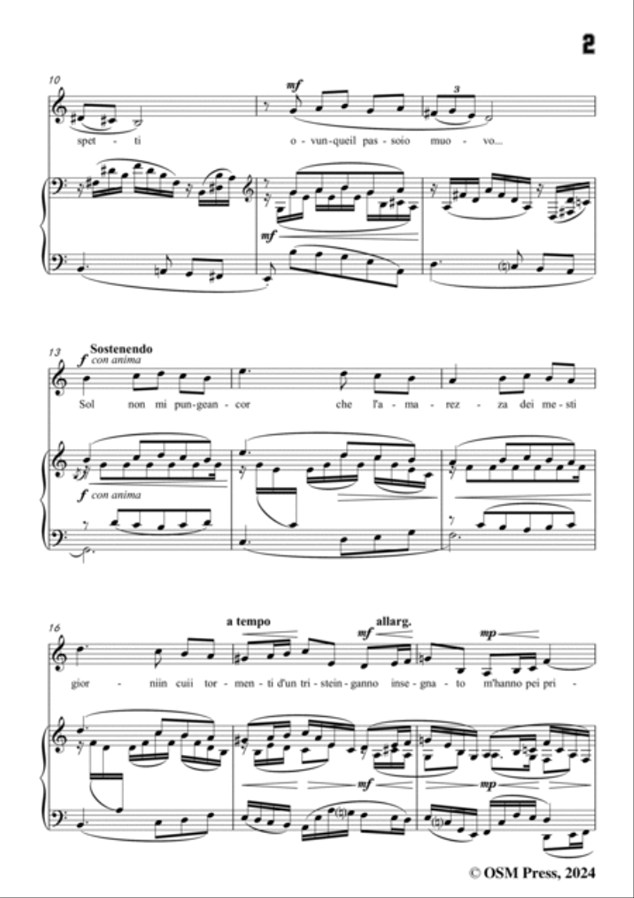 Donaudy-Luoghi Sereni E Cari,in C Major Voice scores gallery preview page 3
