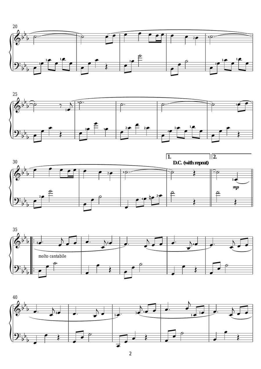 Primavera Primavera Voice scores gallery preview page 2