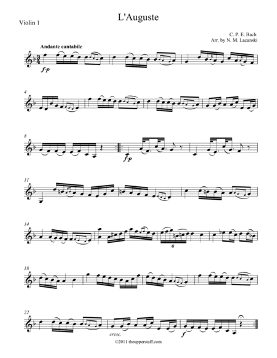 L'Auguste L'Auguste String Quartet scores gallery preview page 4