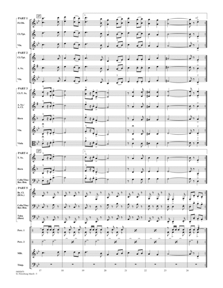 St. Petersburg March - Conductor Score (Full Score)