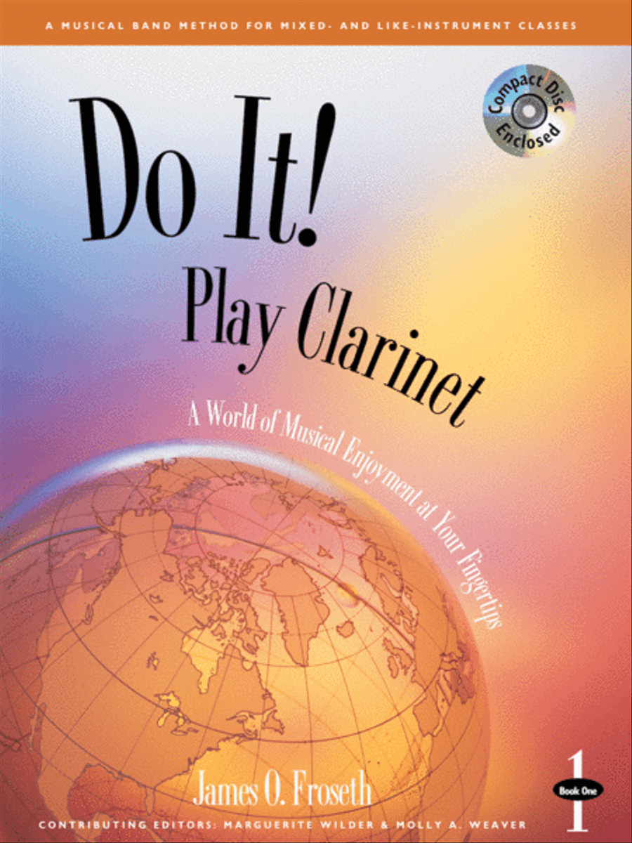 Do It! Play Clarinet (Bass Clarinet) - Book 1 with MP3s Concert Band Methods scores gallery preview page 1