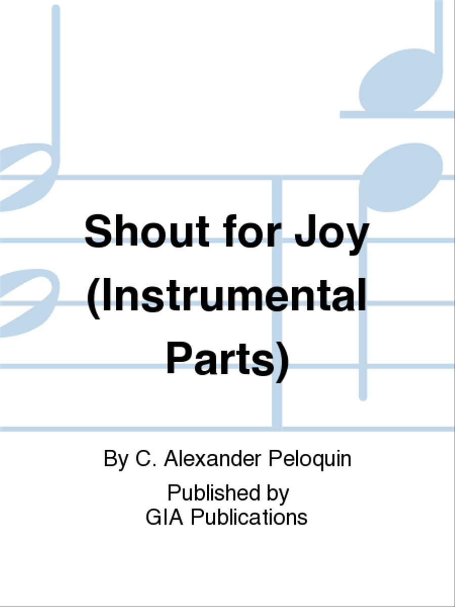 Shout for Joy - Instrument edition Horn scores gallery preview page 1