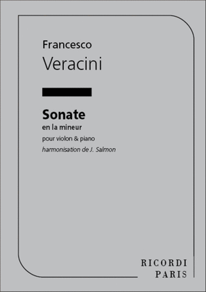 Sonate En La Mineur Violon Et Piano (Salmon )