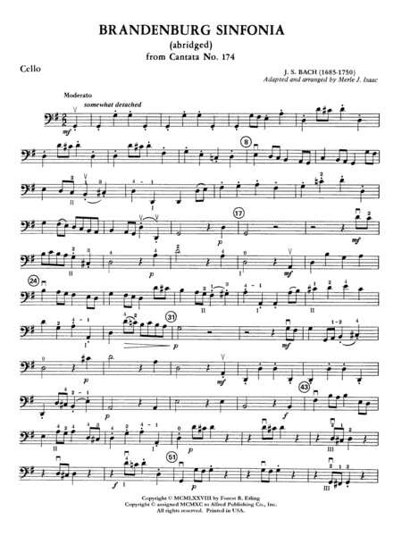 Brandenburg Sinfonia: Cello