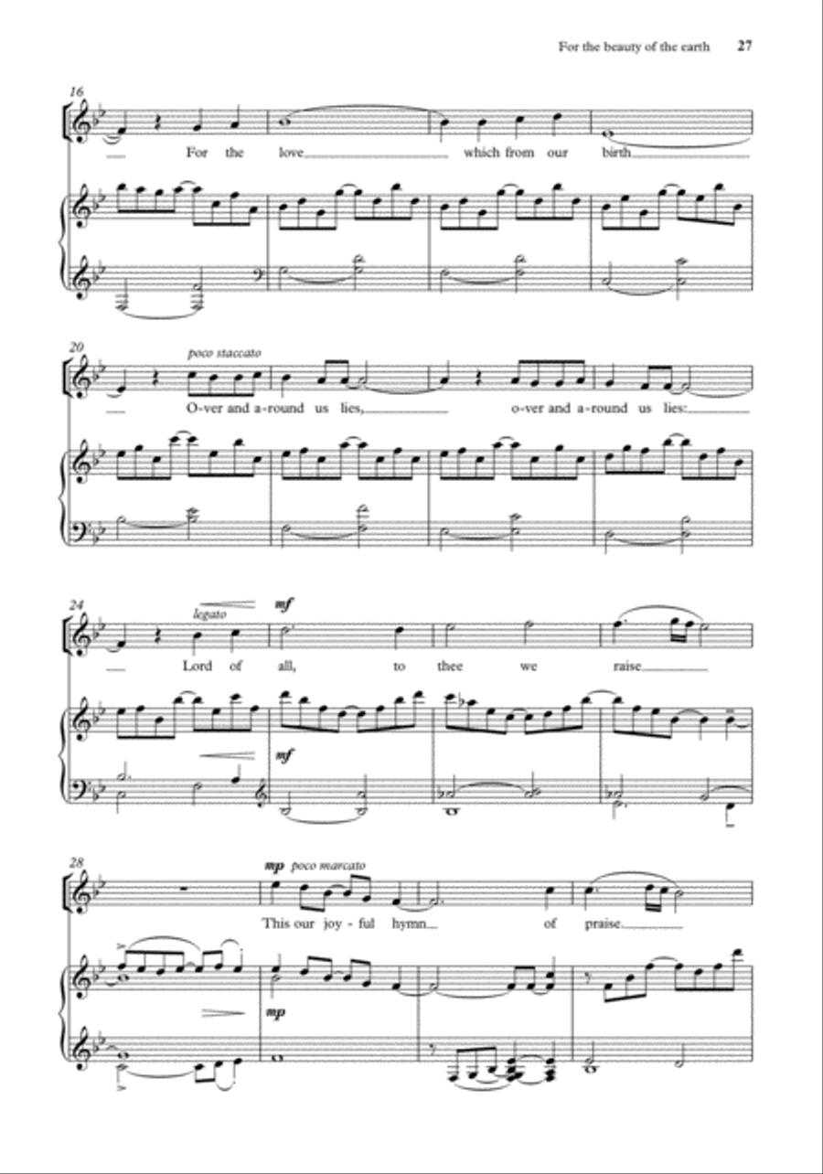 John Rutter Anthems for SA Men SA scores gallery preview page 25