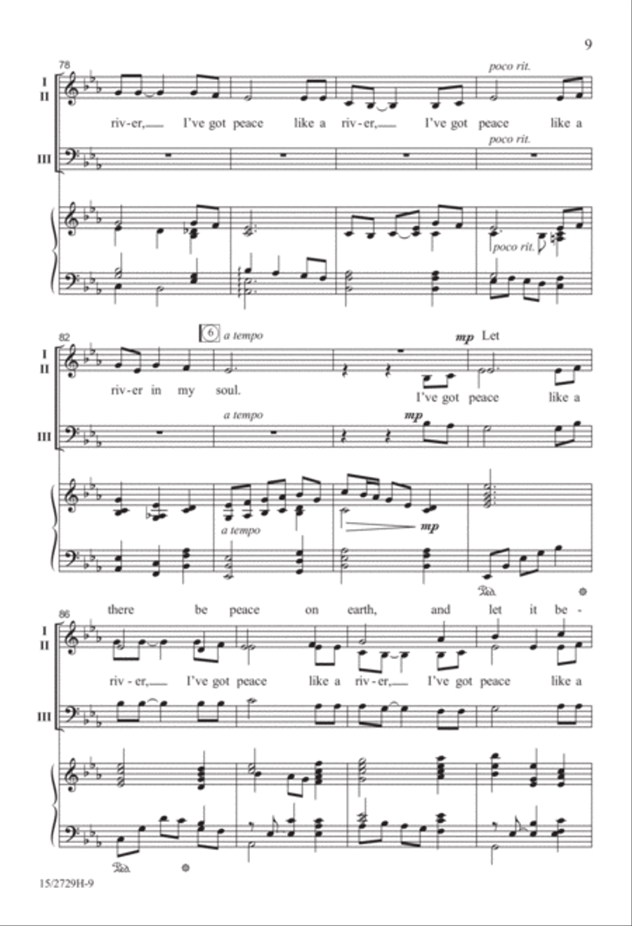 Let There Be Peace Let There Be Peace 3-Part scores gallery preview page 10