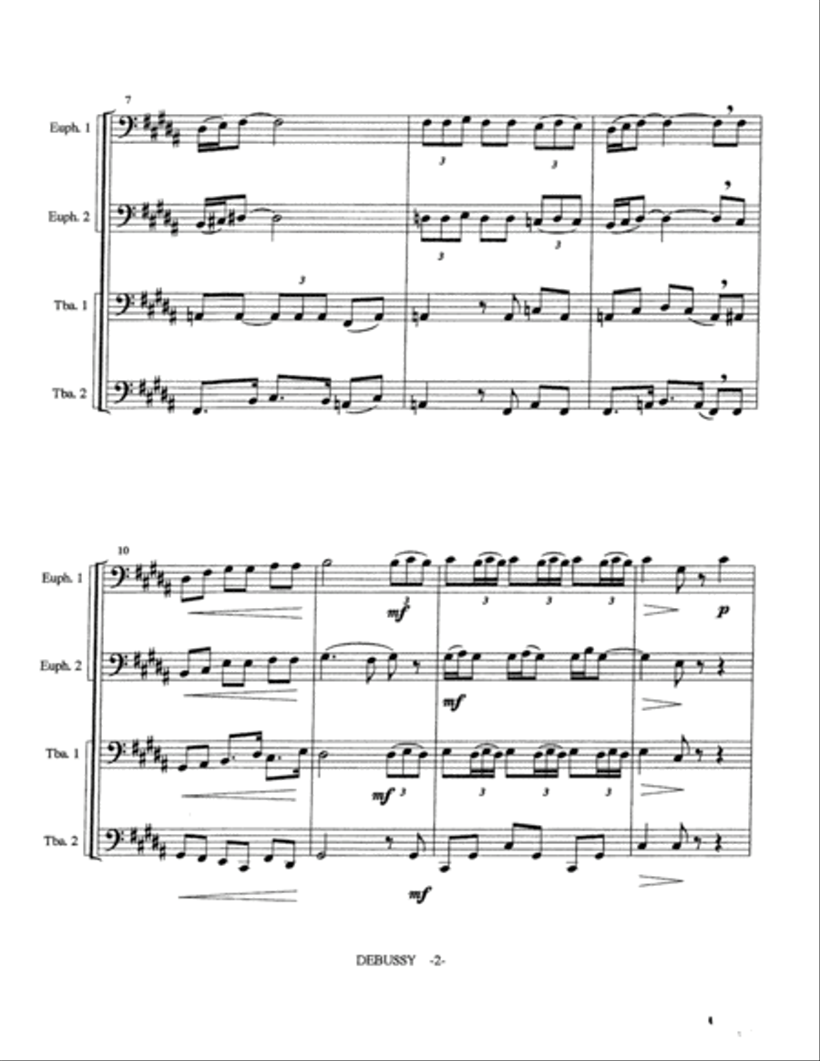 Trois Chansons EETT scores gallery preview page 3