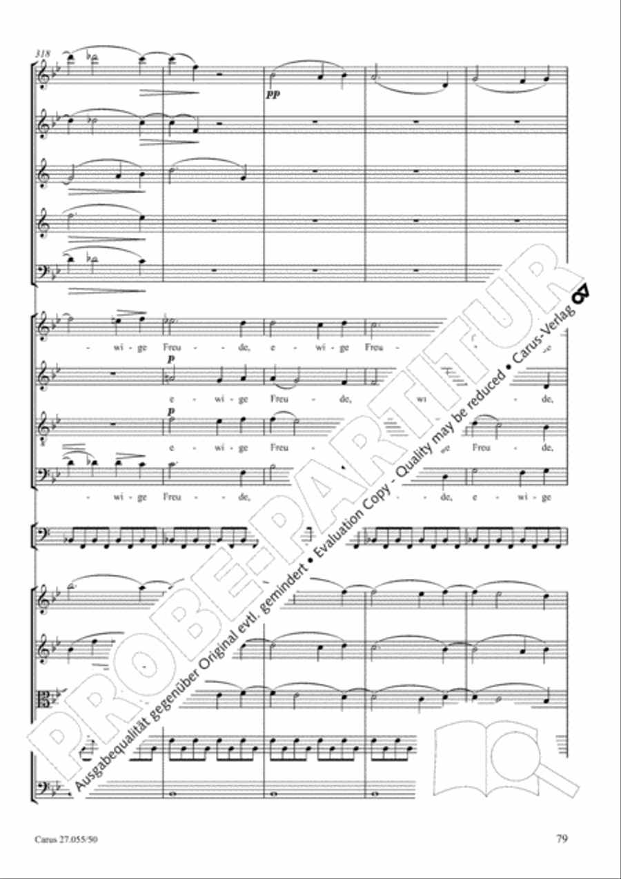 Ein Deutsches Requiem (German Requiem) 4-Part scores gallery preview page 86