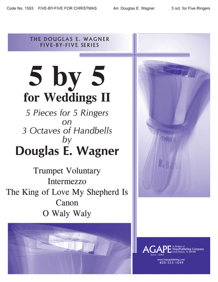 Five by Five for Weddings, Vol. 2- Handbell Quintet image number null