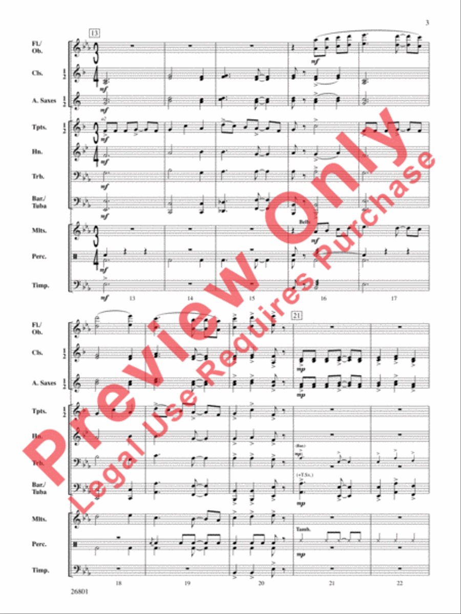 Albemarle Fantasy Albemarle Fantasy Concert Band scores gallery preview page 4