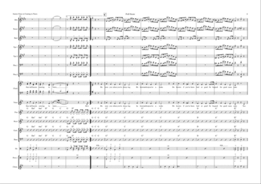 Santa Claus Is Comin' To Town School and Community scores gallery preview page 3