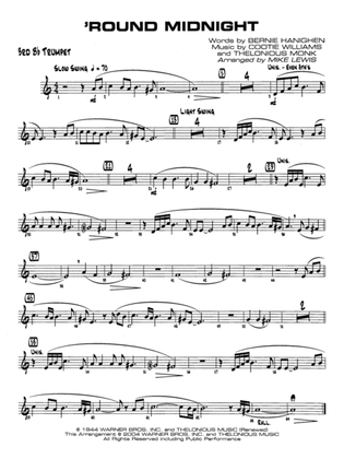 'Round Midnight: 3rd B-flat Trumpet