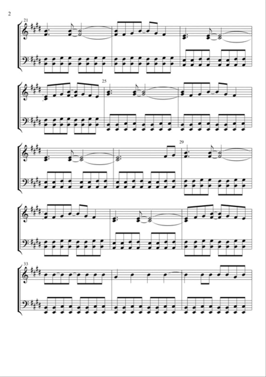 Walk Of Life Piano Solo scores gallery preview page 2