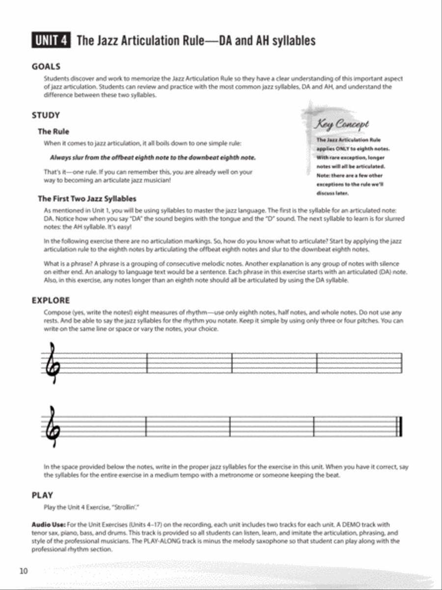 The Articulate Jazz Musician Jazz Ensemble scores gallery preview page 4