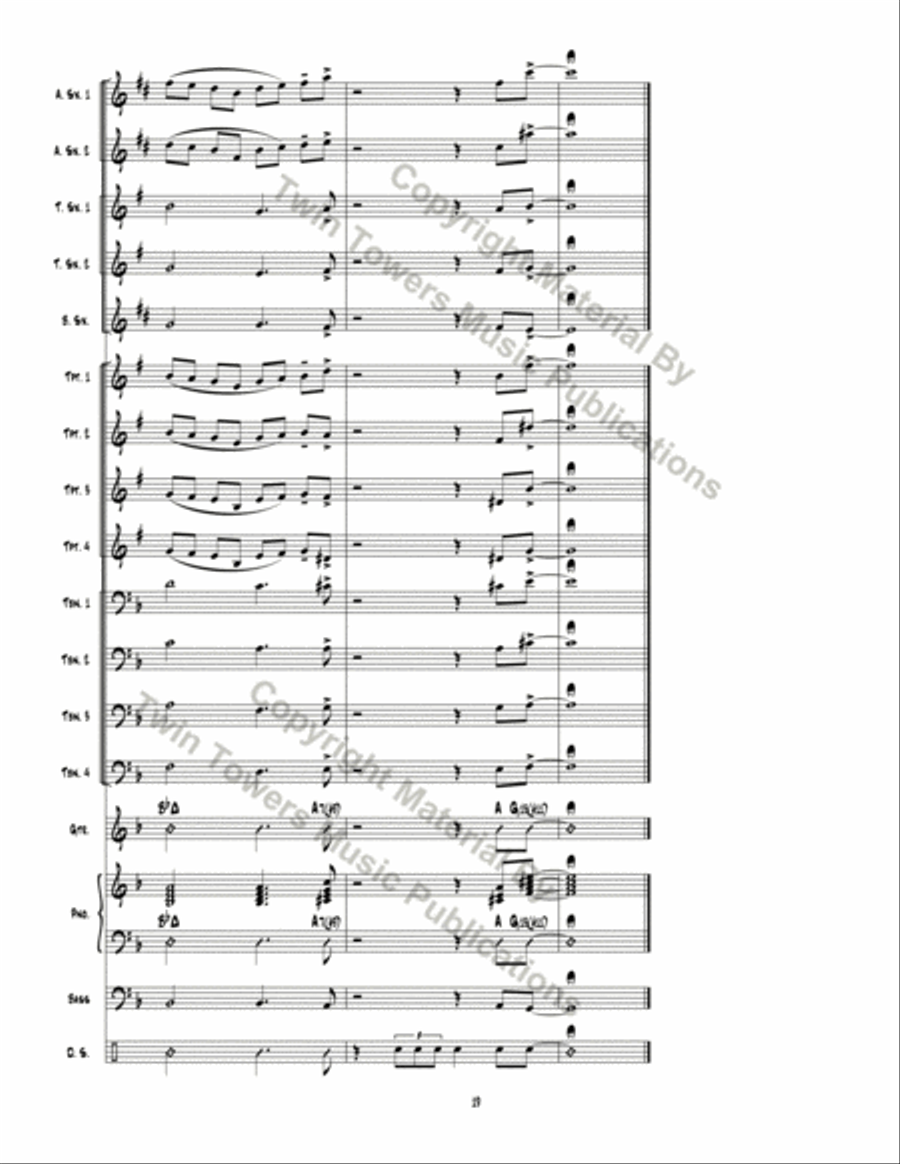 Who Shook? Jazz Ensemble scores gallery preview page 20