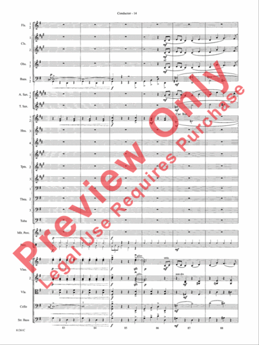 Sleigh Ride Full Orchestra scores gallery preview page 17
